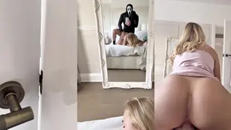 HJ123 Gets Creampied After Being Railed by Ghostface