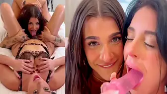 Camilla Aaraujo & Ari Kytsya Lesbian Sex With Tongue & Nipple OnlyFans Video Leaked