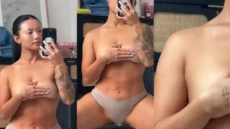 Tiiieeen Nude Hand Bra Selfie PPV OnlyFans Video Leaked