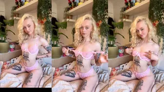 Yourkindagirl1 Aka Palelittlelad Pink Lingerie Topless Video Leaked