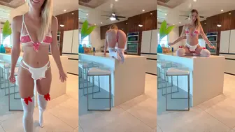 Vicky Stark Kitchen Table Strip PPV Video Leaked