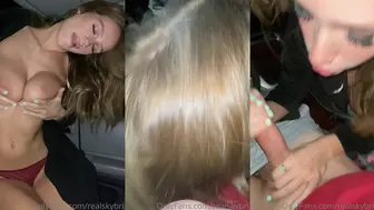 Sky Bri Car Blowjob OnlyFans Video Leaked