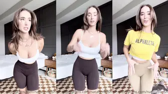 Natalie Roush Ass Athletic Wear Try On Onlyfans Video Leaked