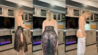 Vicky Stark Nude Sheer Nighty Lingerie Try On Onlyfans Video Leaked