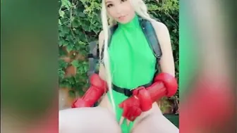 Belle Delphine Cammy Street Fighter Set