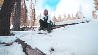 Rachel Cook Nude Lingerie Snow Modeling Video Leaked