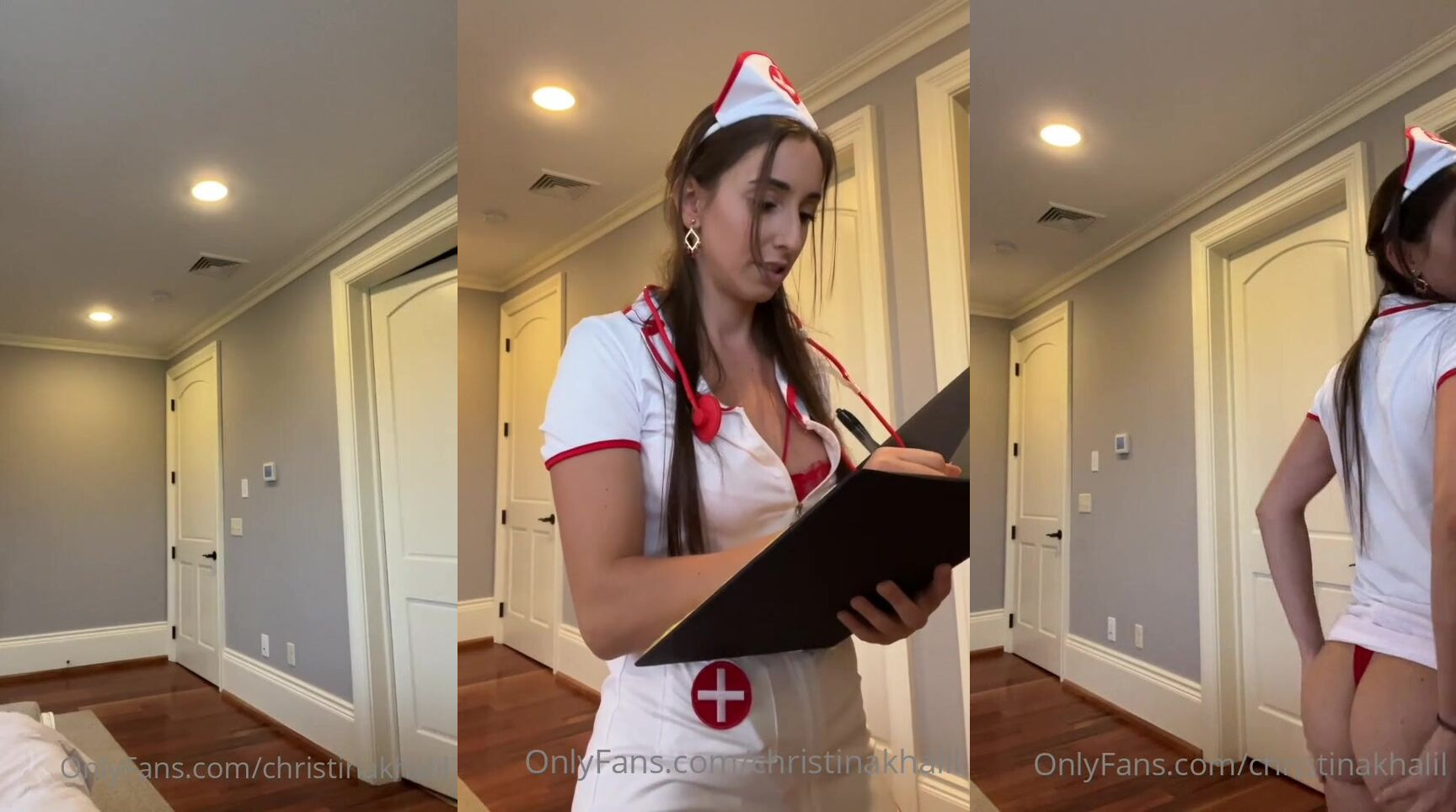 Christina Khalil Naughty Nurse PPV Onlyfans Video Leaked