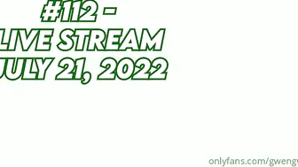 GwenGwiz Nude July Livestream Onlyfans Video Leaked