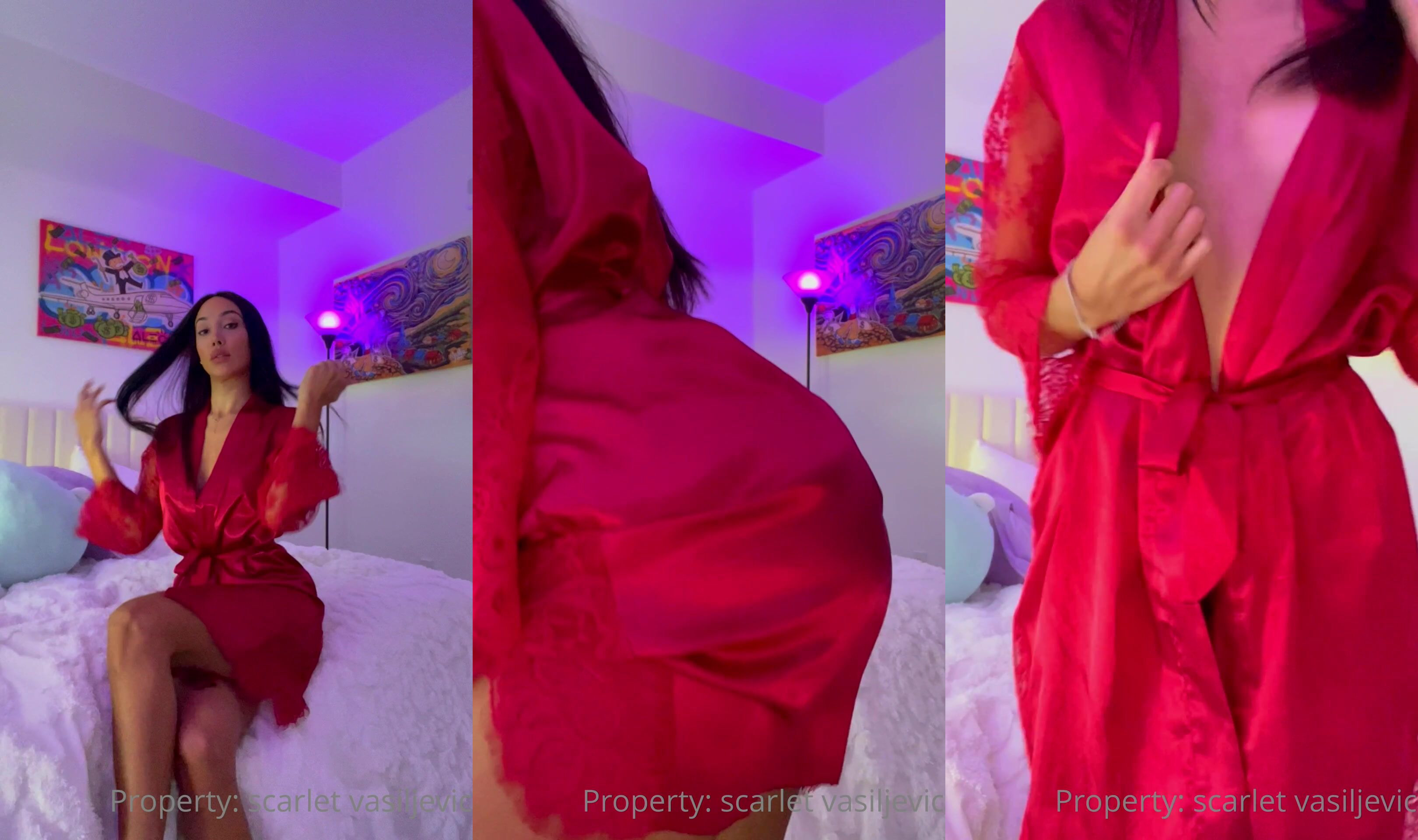 Scarlet Silva Nude Solo Strip OnlyFans Video Leaked